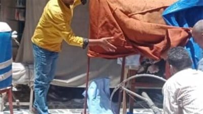 رفع وإزالة ٤٨٥ إشغال طريق في حملة مكبرة بالبحيرة