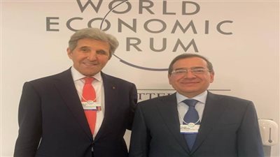 وزير البترول يبحث مع جون كيري التعاون بشأن مؤتمر الأمم المتحدة للمناخ