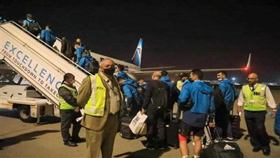 بعثة الأهلي تغادر مطار القاهرة إلى المغرب