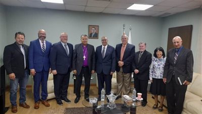 رئيس الطائفة الإنجيلية يستقبل وفد الكنيسة المعمدانية برئاسة صليب 