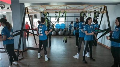مران بدني في الجيم لـ «سيدات طائرة الأهلي»