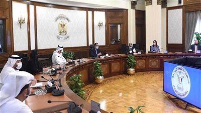 رئيس الوزراء يلتقى وزير الصناعة والتكنولوجيا المتقدمة بدولة الإمارات العربية المتحدة