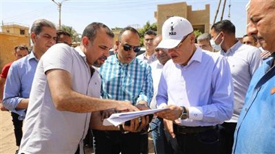  المنيا:  إنشاء محطتي معالجة الصرف الصحي ورفع المياه بالبرمشا وعطف حيدر