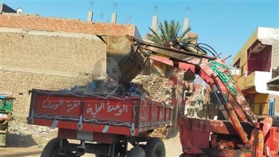 حملات مكبرة للنظافة والتجميل والإنارة العامة بقرى كفر الشيخ