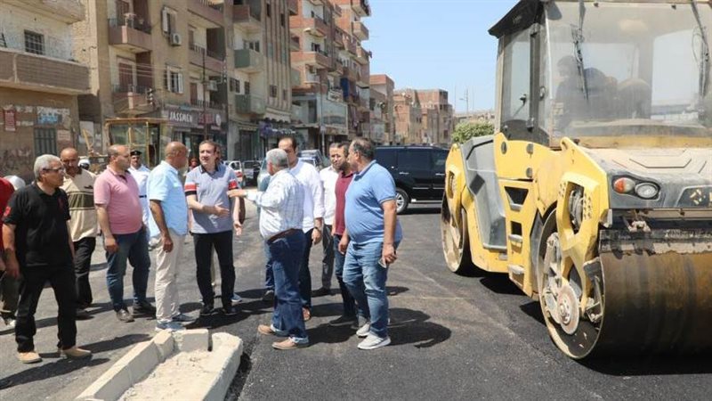 مشروعات الرصف بالمنوفية