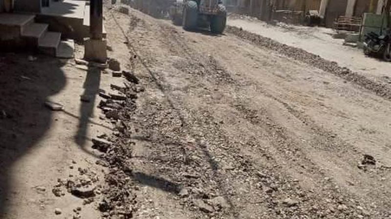 رصف شارع عرابي بكفر