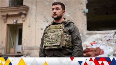 مفاجأة الرئيس الأوكراني في خاركيف المتآخمة للدولة الروسية (صور)