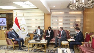 وزير العدل يستقبل السفير الألماني بالقاهرة