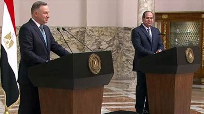 الرئيس السيسي يستعرض مع نظيره البولندي آخر الجهود المبذولة بشأن 