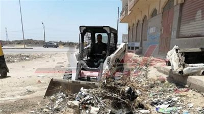 السكرتير العام المساعد تتابع أعمال النظافة بكفر الشيخ