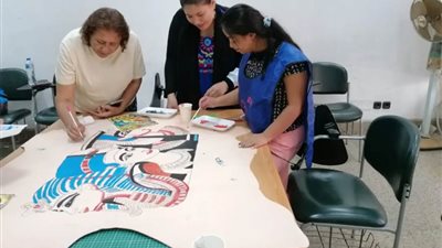 متحف الحضارة ينظم ورشة عمل عن الرسم الفرعوني والتلوين على الجلد لذوي الهمم