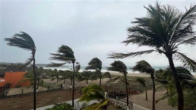 إعصار يضرب جنوب المكسيك مصحوبًا بأمطار غزيرة