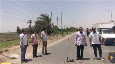 بعد حادث مصرع وإصابة 11 شخصًا.. مطبات صناعية واستكمال سور أمام قرية البرجاية 