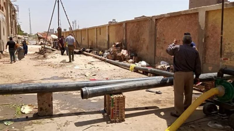 إصلاح هبوط ارضى بشارع