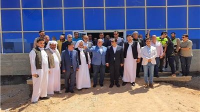 لجنة المواصلات بالنواب تتفقد أعمال التطوير بمنفذ السلوم البري