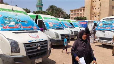 صحة المنيا تقدم الخدمات الطبية والعلاجية لـ 1846 مواطنا بقرية الإدارة بمركز ملوى