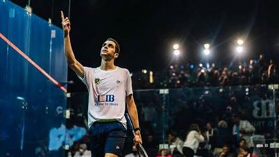 علي فرج يتفوق على الشوربجي ويتأهل لنصف نهائي بطولة الجونة للإسكواش