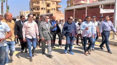 نورالدين يتفقد أعمال تطوير مصيف بلطيم بكفر الشيخ