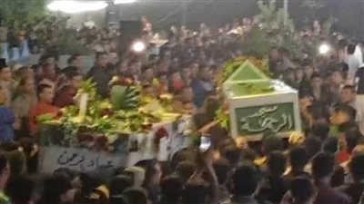 تشييع جنازة 5 جثامين شباب من أبناء العدوة بالشرقية بعد وصولهم من السعودية 
