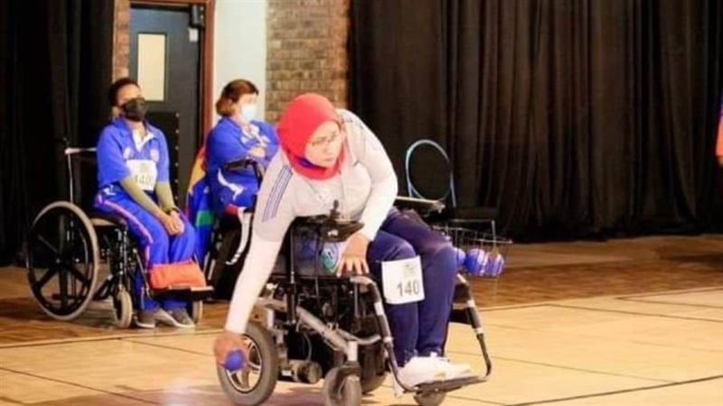 السمكة الذهبية خلال