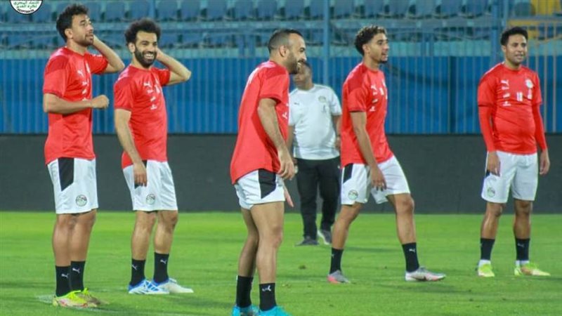 محمد صلاح مع منتخب