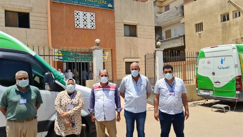 الكشف على 1455 مواطنا