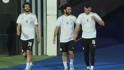 منتخب مصر  يختتم استعداداته قبل مواجهة غينيا
