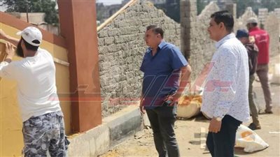 هيكل يتفقد أعمال التطوير بمدينة سيدي سالم في كفر الشيخ