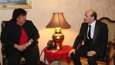 وزيرة الثقافة تشهد تكريم محمد صبحي من المتروبوليتان الأمريكية بالأوبرا