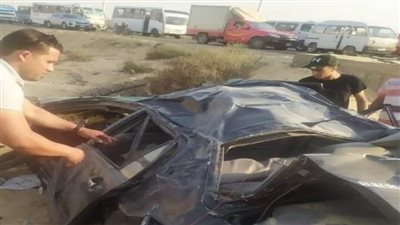 إصابة شخصين في حادث تصادم بشبين القناطر 