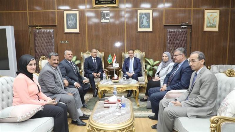 محافظ المنوفية ووفد