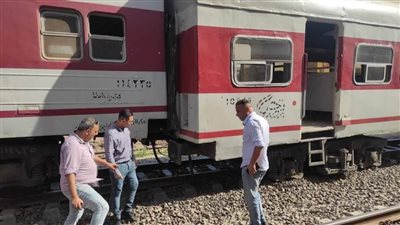 خروج قطار عن القضبان بمحطة بلقاس وتوفير سيارات بديلة 