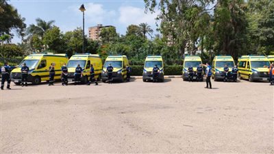 دعم منظومة الصحة بالبحيرة بـ١٤ سيارة إسعاف جديدة ضمن مبادرة حياة كريمة