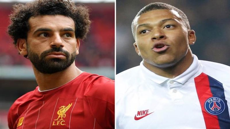 مبابي ومحمد صلاح