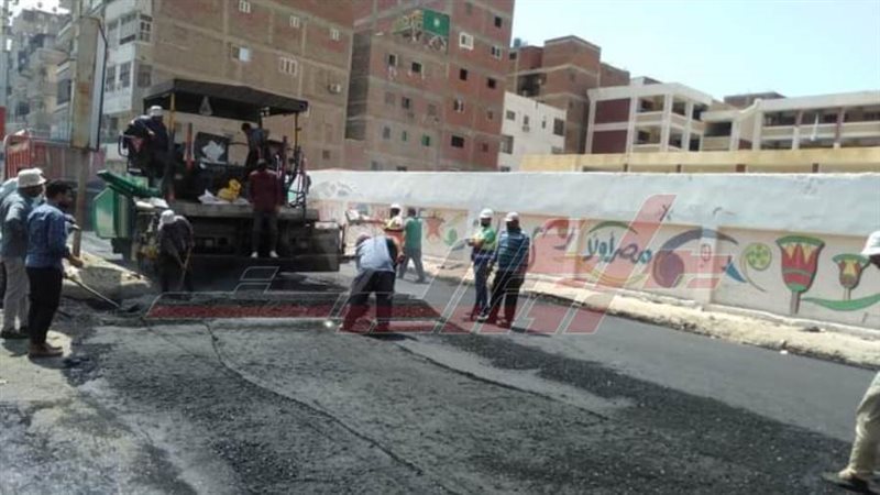 أعمال رصف الطرق