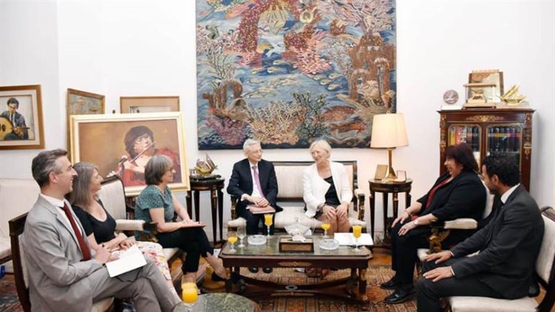 وزيرة الثقافة تستقبل