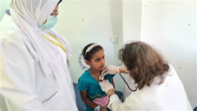 الكشف على ١٩١٧ مواطناً في قافلة طبية مجانية بقرية ٦ أكتوبر بالبحيرة