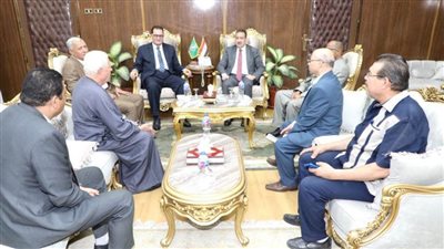 محافظ المنوفية يستقبل مستشار وزير الزراعة لبحث مستجدات منظومة توريد الأقماح