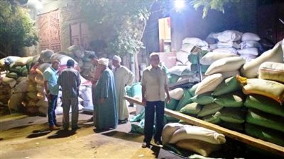 ضبط 229 طن أقماح قبل بيعها في السوق السوداء بسوهاج