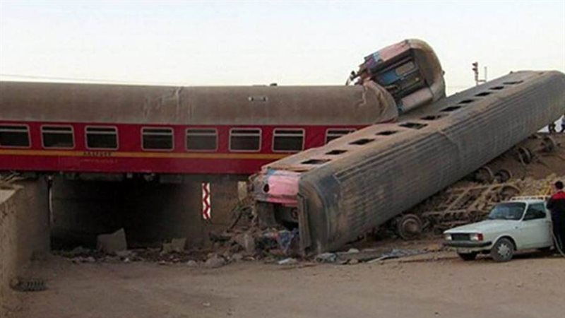 خروج القطار عن القضبان