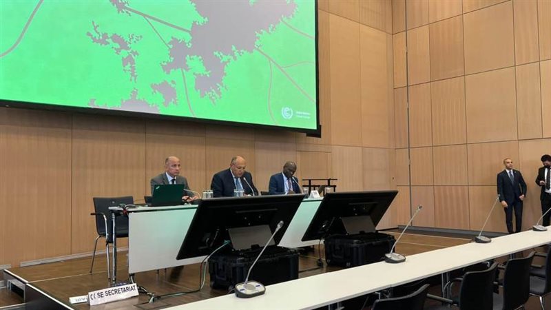 سامح شكري خلال اللقاء