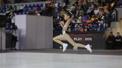 شهد عمر تحصل على الميدالية الذهبية للجمباز في بطولة الجمهورية