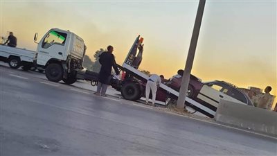 مصرع اثنين في حادث تصادم على طريق جمصة الدولي