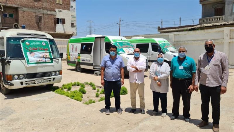 الكشف على ١٣٣٢ مواطنا