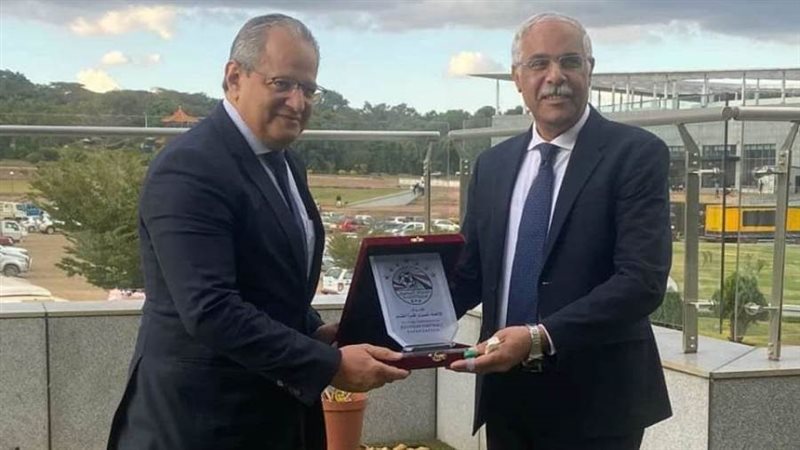 جمال علام وسفير مصر