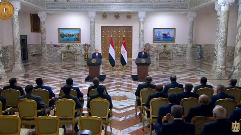 خلال المؤتمر الصحفي