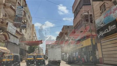 استمرار حملات الإشغالات وإزالة المخالفات بشوارع كفر الشيخ