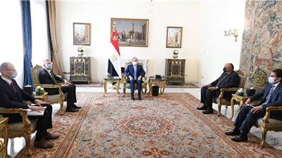 كواليس لقاء الرئيس السيسي مع وزير خارجية جمهورية لاتفيا × 4 سطور