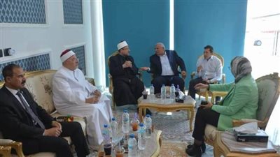محافظ الوادي الجديد يستقبل وزيري الأوقاف والشباب والرياضة