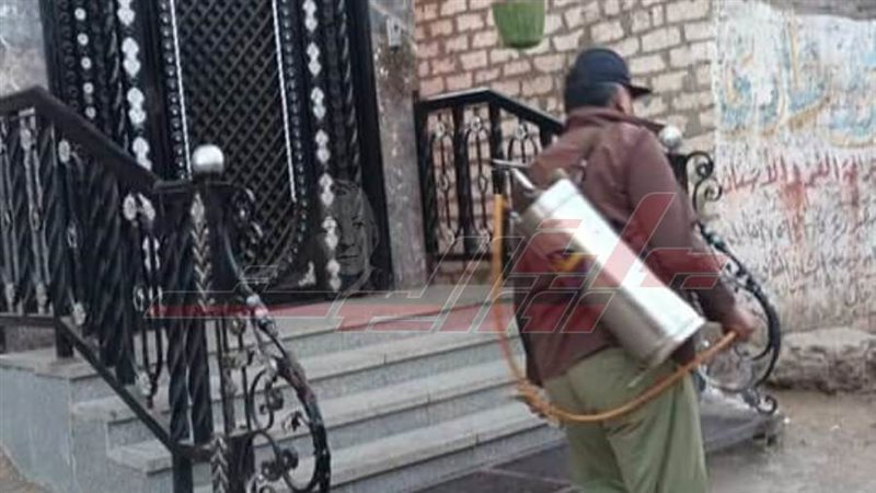 الرش والتطهير والتعقيم